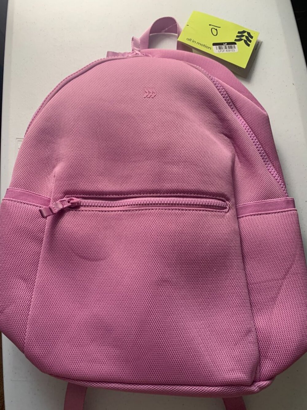 Pink Lightweight Backpack With Adjustable Straps & Multiple Compartments Ideal F